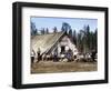 Austro-Hungarian Prisoners of War Near a Barracks, Karelia, Russia, Wwi, 1915-Sergey Mikhaylovich Prokudin-Gorsky-Framed Giclee Print