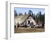 Austro-Hungarian Prisoners of War Near a Barracks, Karelia, Russia, Wwi, 1915-Sergey Mikhaylovich Prokudin-Gorsky-Framed Giclee Print