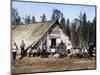 Austro-Hungarian Prisoners of War Near a Barracks, Karelia, Russia, Wwi, 1915-Sergey Mikhaylovich Prokudin-Gorsky-Mounted Giclee Print