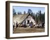 Austro-Hungarian Prisoners of War Near a Barracks, Karelia, Russia, Wwi, 1915-Sergey Mikhaylovich Prokudin-Gorsky-Framed Giclee Print