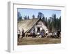 Austro-Hungarian Prisoners of War Near a Barracks, Karelia, Russia, Wwi, 1915-Sergey Mikhaylovich Prokudin-Gorsky-Framed Giclee Print