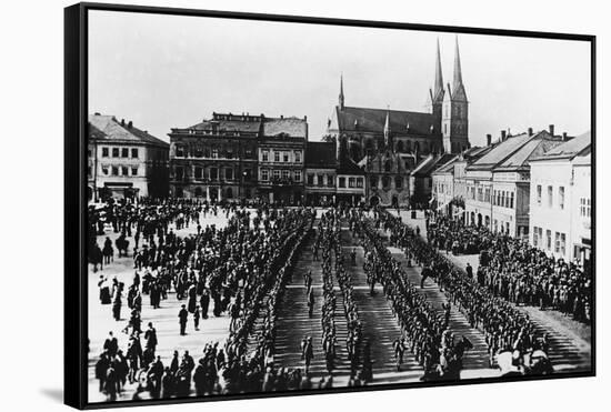 Austro-Hungarian Troops in Formation-null-Framed Stretched Canvas