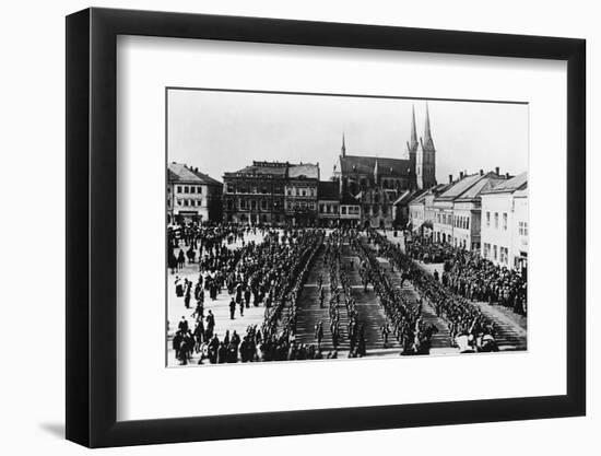 Austro-Hungarian Troops in Formation-null-Framed Photographic Print