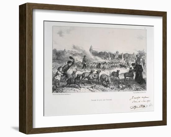 Autant De Pris De L'Ennemi, Franco-Prussian War, 1870-Auguste Bry-Framed Giclee Print