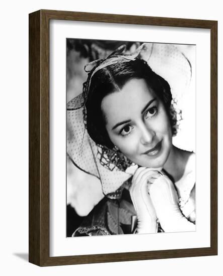 Autant en emporte le vent GONE WITH THE WIND by VictorFleming with Olivia by Havilland, 1939 (b/w p-null-Framed Photo
