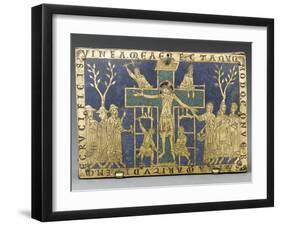 Autel portatif; Mise en croix-null-Framed Giclee Print