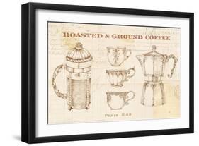 Authentic Coffee I-Daphne Brissonnet-Framed Art Print