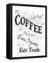 Authentic Coffee VI BW-Daphne Brissonnet-Framed Stretched Canvas
