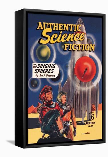 Authentic Science Fiction: The Singing Spheres-null-Framed Stretched Canvas