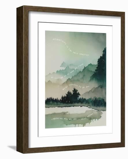 Authenticity-Beth Cai-Framed Giclee Print