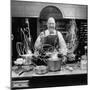 Author and Top Chef James A. Beard in Kitchen Creating Light Trails Al a Picasso-Arthur Schatz-Mounted Premium Photographic Print
