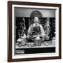 Author and Top Chef James A. Beard in Kitchen Creating Light Trails Al a Picasso-Arthur Schatz-Framed Premium Photographic Print