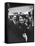 Author Ayn Rand Chatting with Admirers at National Book Awards-Alfred Eisenstaedt-Framed Stretched Canvas