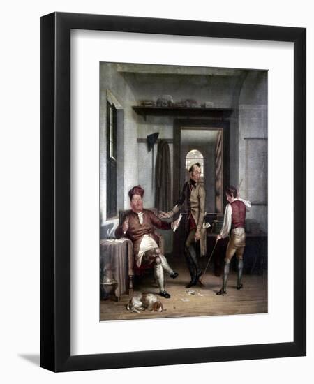 Author & Bookseller, 1811-Washington Allston-Framed Giclee Print