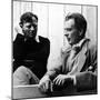 Author Christopher Isherwood Speaking with Fellow Author Aldous Huxley-null-Mounted Premium Photographic Print