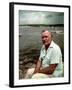 Author Ernest Hemingway at Cuban Fishing Village Like the One in Book "The Old Man and the Sea"-Alfred Eisenstaedt-Framed Premium Photographic Print