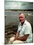 Author Ernest Hemingway at Cuban Fishing Village Like the One in Book "The Old Man and the Sea"-Alfred Eisenstaedt-Mounted Premium Photographic Print