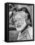 Author Ernest Hemingway Covering Bullfight Rivalry of Spanish Matadors Ordonez and Dominguin-Loomis Dean-Framed Stretched Canvas