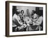 Author, Ernest Hemingway During Visit with Bullfighter Antonio Ordonez-Loomis Dean-Framed Premium Photographic Print