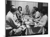 Author, Ernest Hemingway During Visit with Bullfighter Antonio Ordonez-Loomis Dean-Mounted Premium Photographic Print