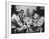 Author, Ernest Hemingway During Visit with Bullfighter Antonio Ordonez-Loomis Dean-Framed Premium Photographic Print