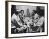 Author, Ernest Hemingway During Visit with Bullfighter Antonio Ordonez-Loomis Dean-Framed Premium Photographic Print