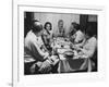 Author, Ernest Hemingway During Visit with Bullfighter Antonio Ordonez-Loomis Dean-Framed Premium Photographic Print