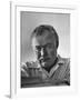 Author Ernest Hemingway in Fishing Village-Alfred Eisenstaedt-Framed Premium Photographic Print