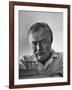 Author Ernest Hemingway in Fishing Village-Alfred Eisenstaedt-Framed Premium Photographic Print