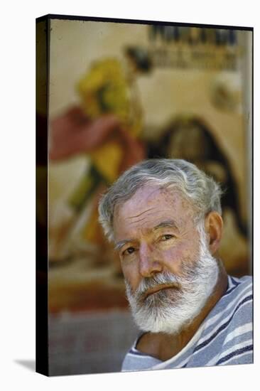 Author Ernest Hemingway Near Malaga, Spain Where He Wrote "The Dangerous Summer"-Loomis Dean-Stretched Canvas