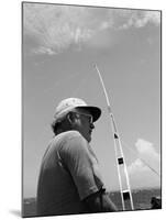 Author Ernest Hemingway Participating in a Cuban Fishing Tournament-Alfred Eisenstaedt-Mounted Premium Photographic Print