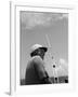 Author Ernest Hemingway Participating in a Cuban Fishing Tournament-Alfred Eisenstaedt-Framed Premium Photographic Print