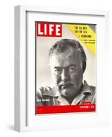 Author Ernest Hemingway Taken, September 1, 1952-Alfred Eisenstaedt-Framed Photographic Print