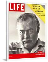 Author Ernest Hemingway Taken, September 1, 1952-Alfred Eisenstaedt-Framed Photographic Print