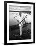 Author Ernest Hemingway Walking in Cojimar Harbor-Alfred Eisenstaedt-Framed Premium Photographic Print