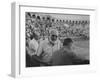 Author Ernest Hemingway with Friend at Spanish Toreadors-Loomis Dean-Framed Premium Photographic Print