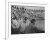 Author Ernest Hemingway with Friend at Spanish Toreadors-Loomis Dean-Framed Premium Photographic Print