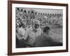 Author Ernest Hemingway with Friend at Spanish Toreadors-Loomis Dean-Framed Premium Photographic Print