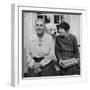 Author Gertrude Stein Sitting with Alice B. Toklas at a Villa-Carl Mydans-Framed Premium Photographic Print