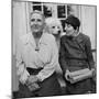 Author Gertrude Stein Sitting with Alice B. Toklas at a Villa-Carl Mydans-Mounted Premium Photographic Print