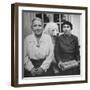 Author Gertrude Stein Sitting with Alice B. Toklas at a Villa-Carl Mydans-Framed Premium Photographic Print