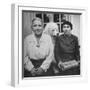 Author Gertrude Stein Sitting with Alice B. Toklas at a Villa-Carl Mydans-Framed Premium Photographic Print