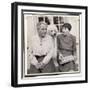 Author Gertrude Stein Sitting with Alice B. Toklas at a Villa-Carl Mydans-Framed Premium Photographic Print