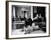 Author Gore Vidal at Home-Leonard Mccombe-Framed Premium Photographic Print