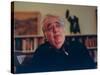 Author Harold Bloom at Home in His Apartment-Ted Thai-Stretched Canvas