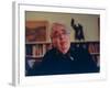 Author Harold Bloom at Home in His Apartment-Ted Thai-Framed Premium Photographic Print