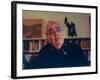 Author Harold Bloom at Home in His Apartment-Ted Thai-Framed Premium Photographic Print