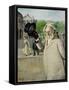 Author Henrik Ibsen-Christian Krohg-Framed Stretched Canvas