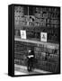 Author Hoffman Reynolds Hays Reading Book in American History Room, New York Public Library-Alfred Eisenstaedt-Framed Stretched Canvas