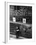 Author Hoffman Reynolds Hays Reading Book in American History Room, New York Public Library-Alfred Eisenstaedt-Framed Premium Photographic Print